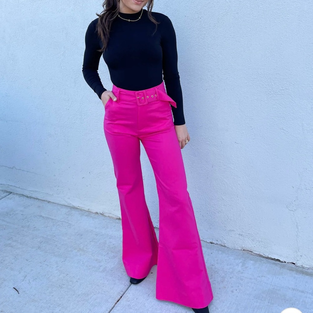 Show me your mumu hot pink pant